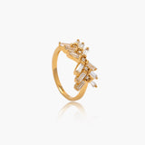 Crystal Ring 18K Guldbelagt - ClartheFingerring