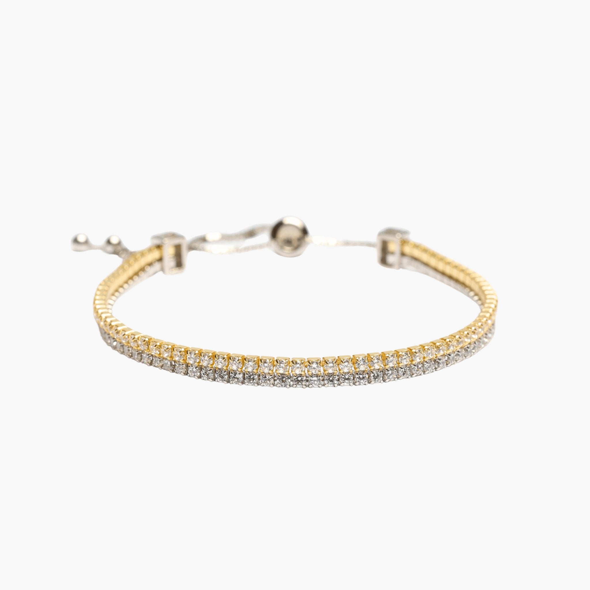 Dazzling Elegance Tennis Armbånd 18K Guldbelagt - Clarthearmbånd