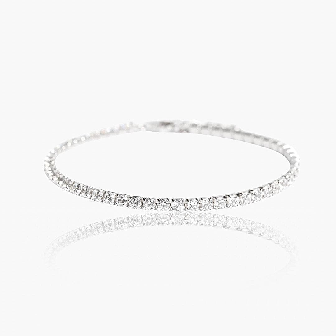 Dazzling Elegance Tennis armbånd 925 Sølv - Clarthearmbånd