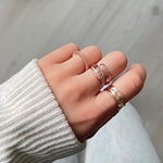 Dazzling Ring Forgyldt i 18K Roséguld - ClartheFingerring