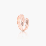 Finesse Feather Ring Forgyldt i 18K Roséguld - ClartheFingerring