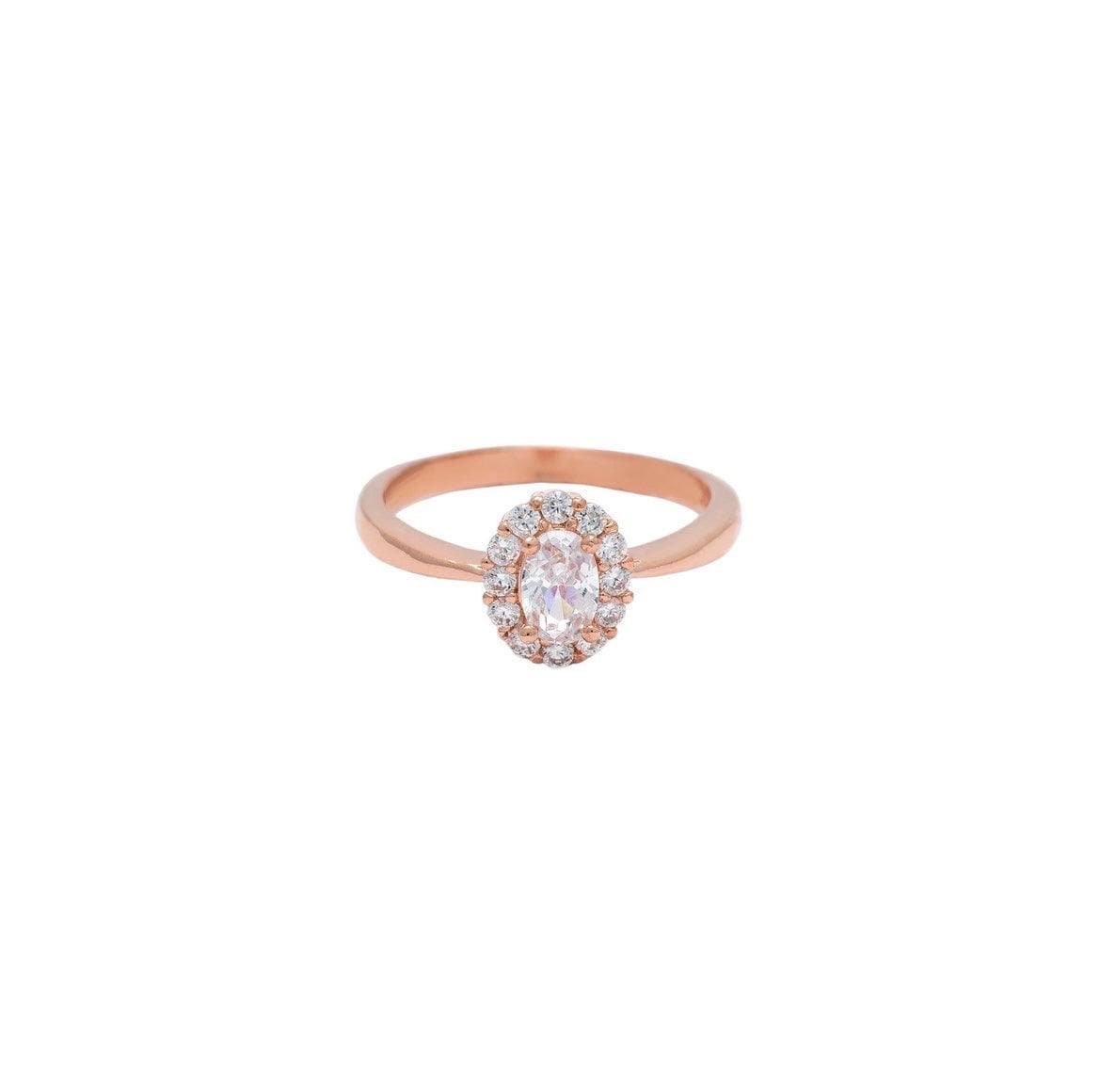 Fiori Ring Forgyldt i 18K Roséguld - ClartheFingerring