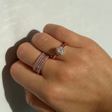 Fiori Ring Forgyldt i 18K Roséguld - ClartheFingerring