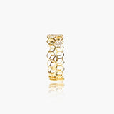 Honeycomb Harmony Ring 18K Guldbelagt - Clarthe