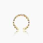 Honeycomb Harmony Ring 18K Guldbelagt - Clarthe