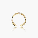 Honeycomb Harmony Ring 18K Guldbelagt - Clarthe