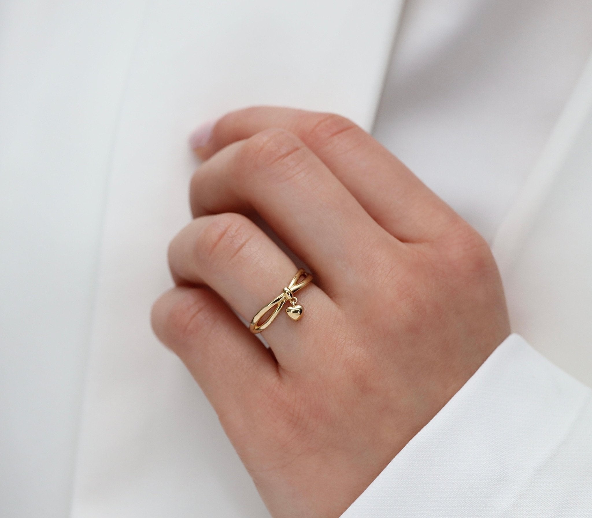 Love Lock Ring 18K Guldbelagt - ClartheFingerring