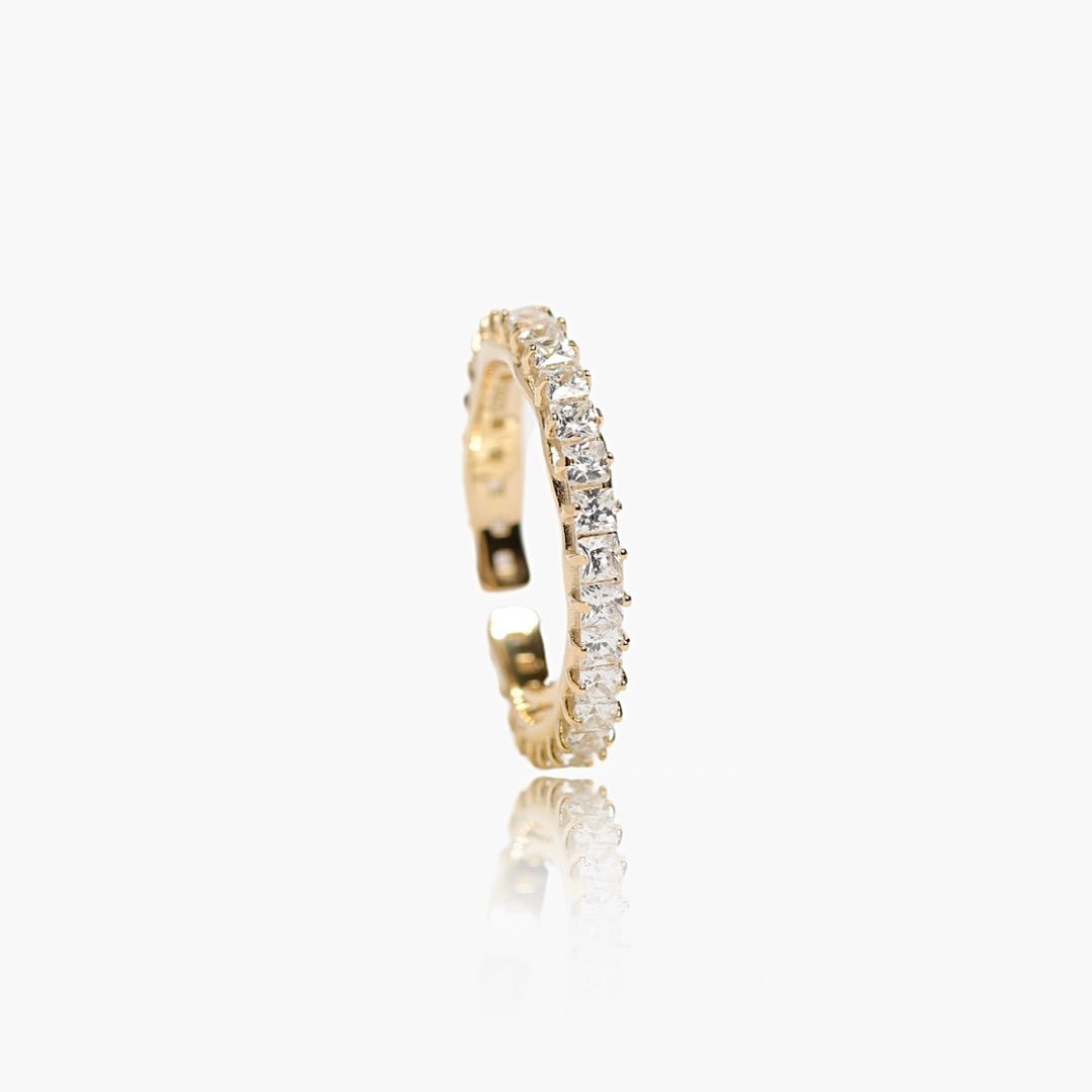 Lumière Eternity Ring – 18K Guldbelagt - ClartheFingerring