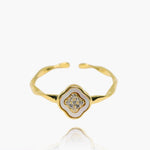 Luminous Clover Ring - 18K Guldbelagt - ClartheFingerring