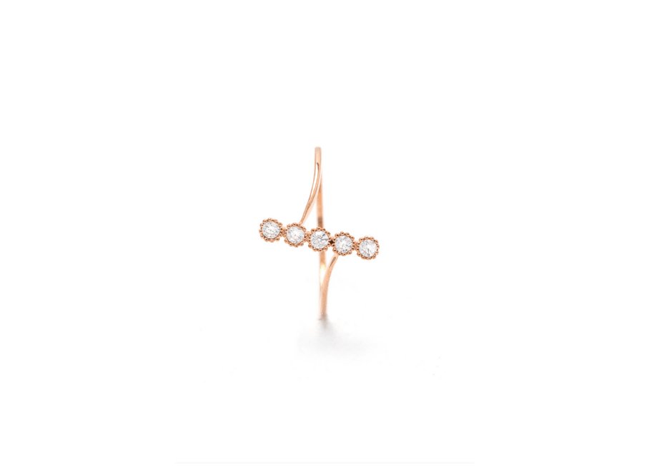 Mira Ring Forgyldt i 18K Roséguld - ClartheFingerring