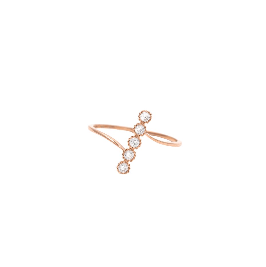 Mira Ring Forgyldt i 18K Roséguld - ClartheFingerring