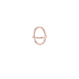 Orbit Ring Forgyldt i 18K Roséguld - ClartheFingerring