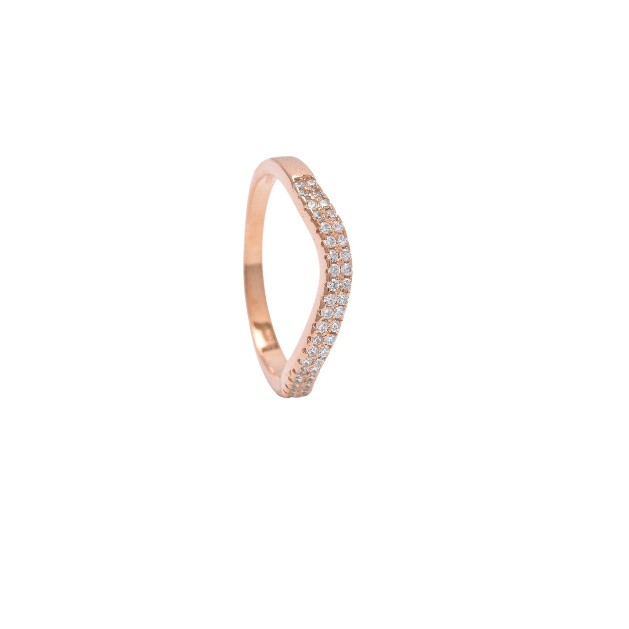 Ovelia Ring Forgyldt i 18K Roséguld - ClartheFingerring