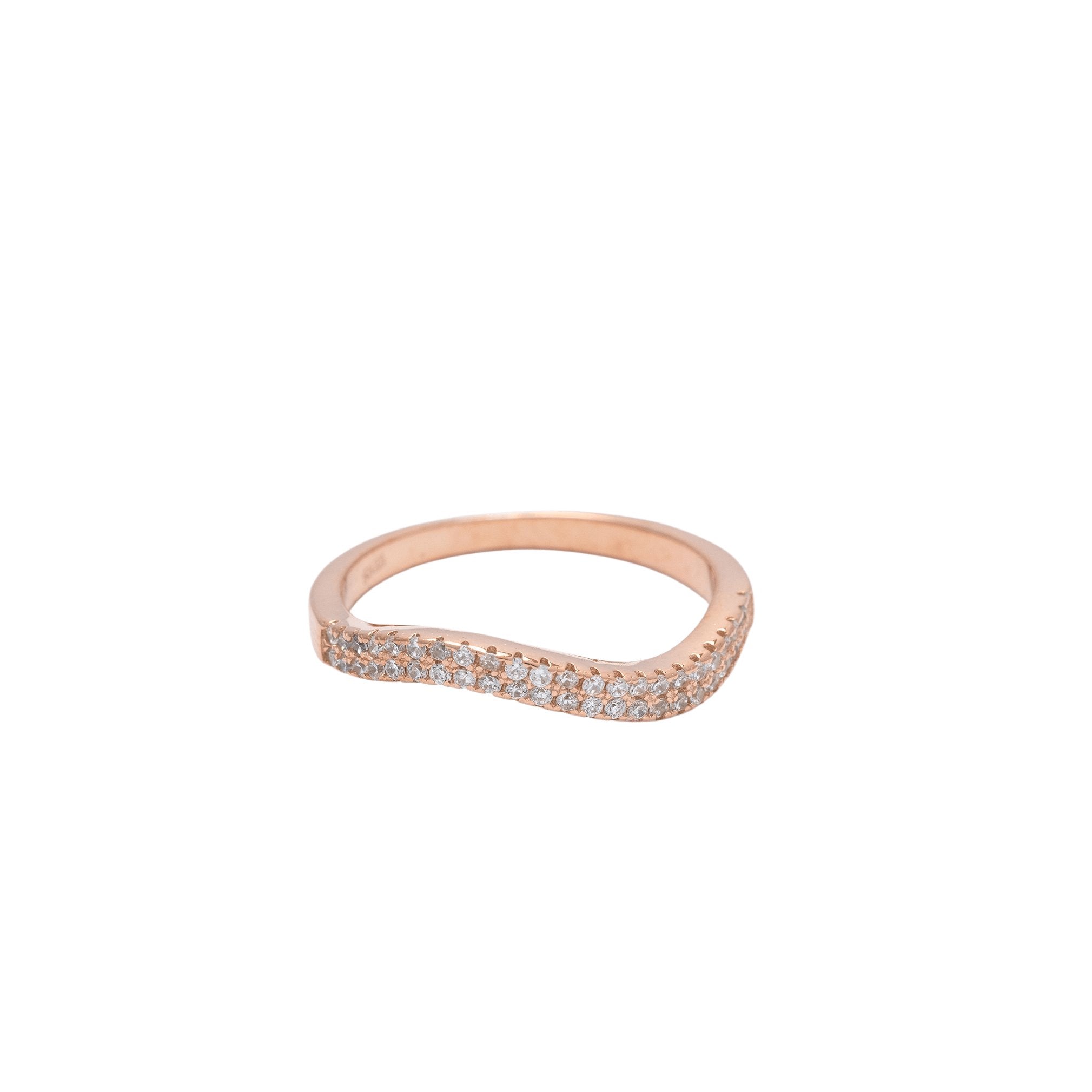 Ovelia Ring Forgyldt i 18K Roséguld - ClartheFingerring