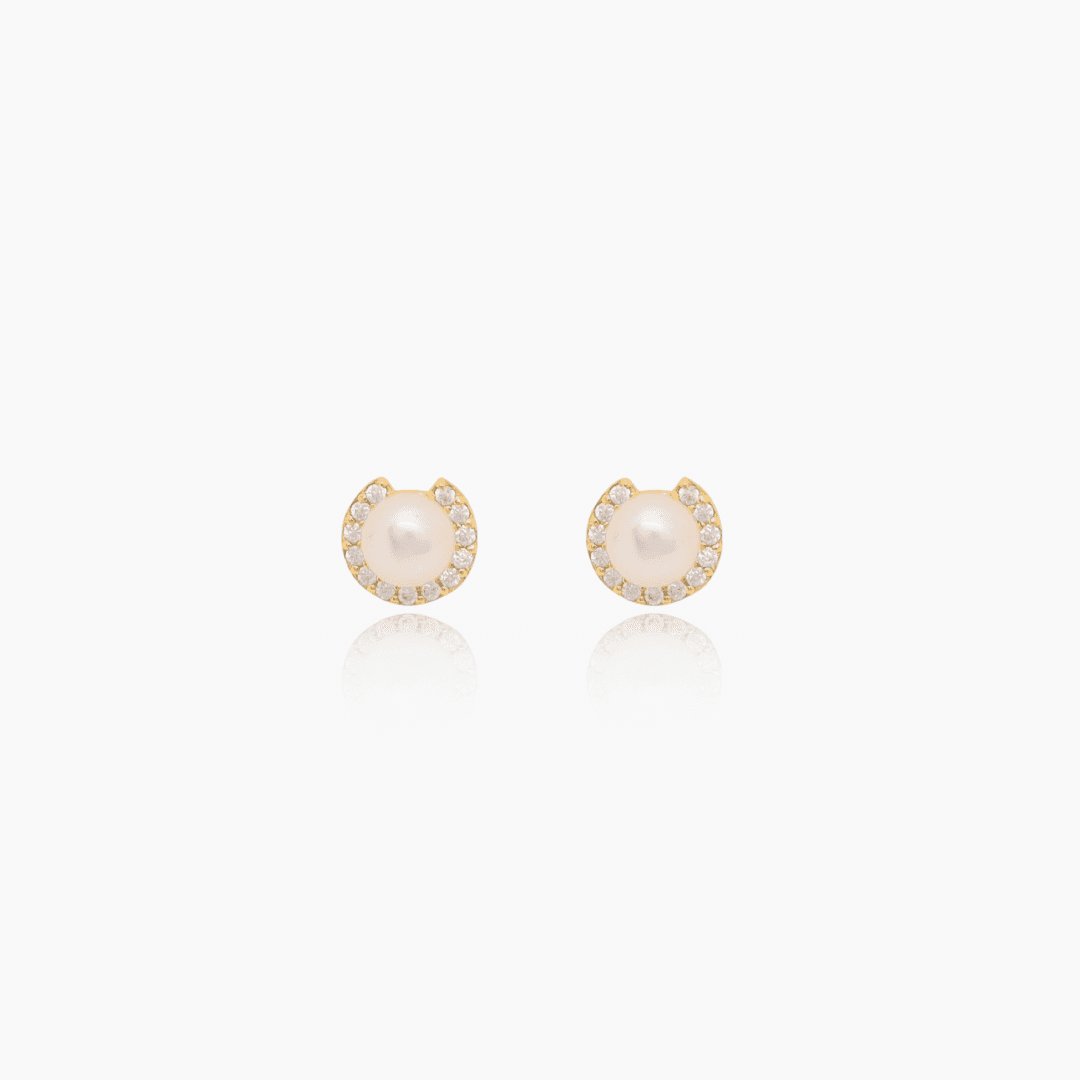 Pearl Earrings 18K Guldbelagt - ClartheØrering