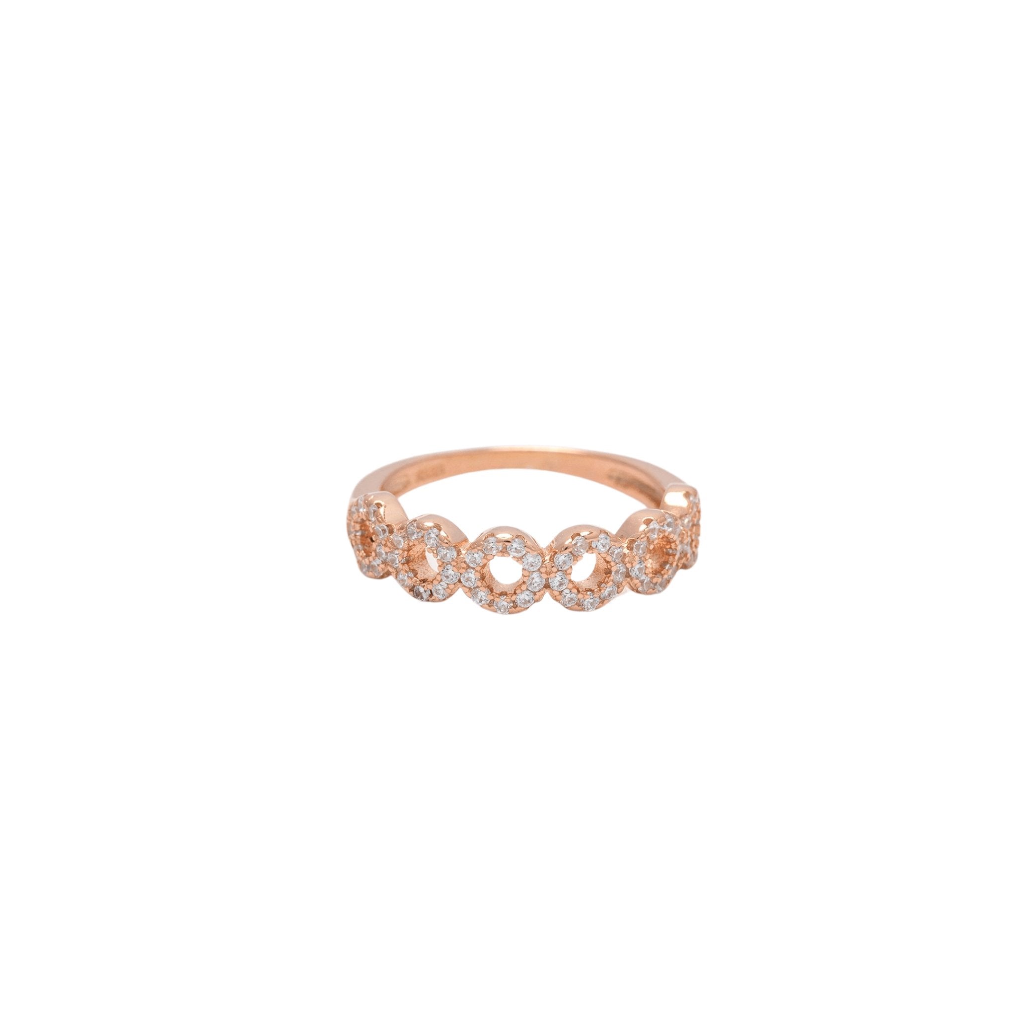 Ring Forgyldt i 18K Roséguld - ClartheFingerring